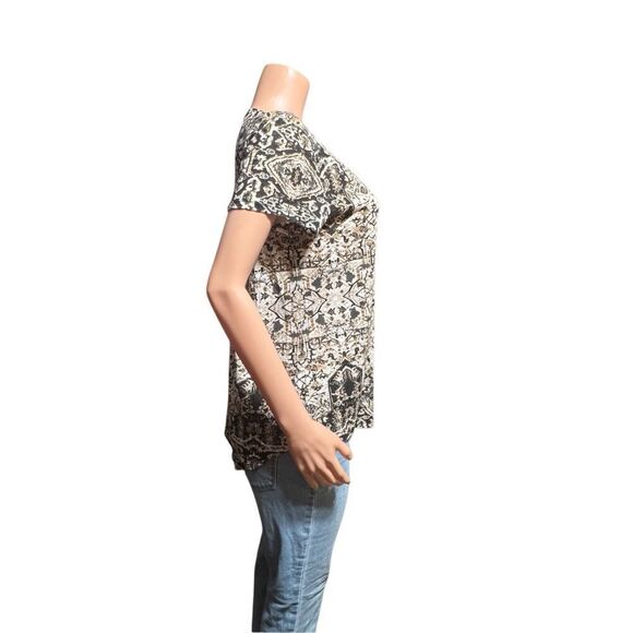 Lucky brand women short sleeve scoop neck graphic tee L - Picture 4 of 6